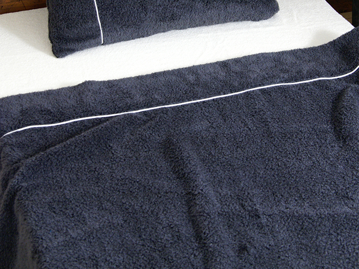 【 ダルブラック 】 スーピマ コットン 無撚糸 タオルケット SP-70 タオル スーピマコットン スーピマ オーガニックコットン 綿 高級 ギフト お祝い